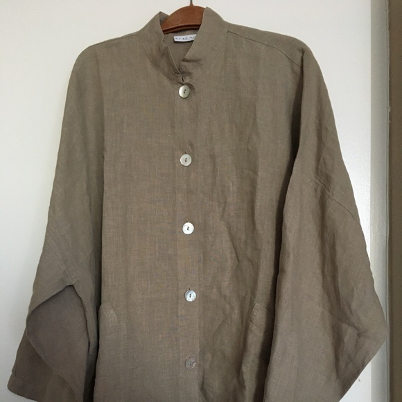 bryn Walker Tops - bryn Walker, Oversized Tunic - 100% Linen Made in USA🇺🇸!